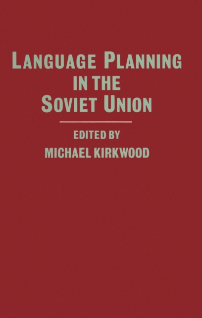 Language Planning In The Soviet Union, PDF eBook