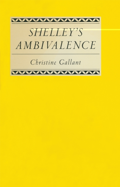 Shelley's Ambivalence, PDF eBook