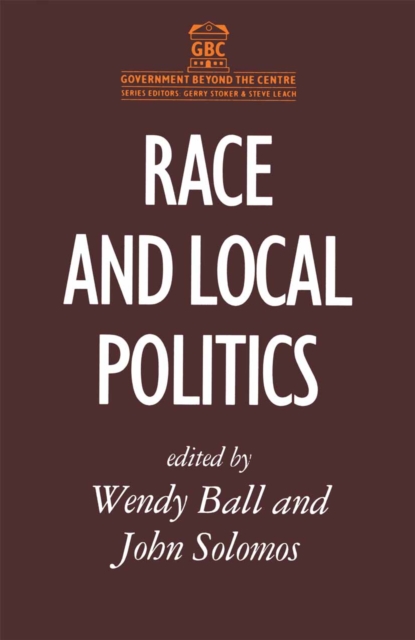 Race and Local Politics, PDF eBook