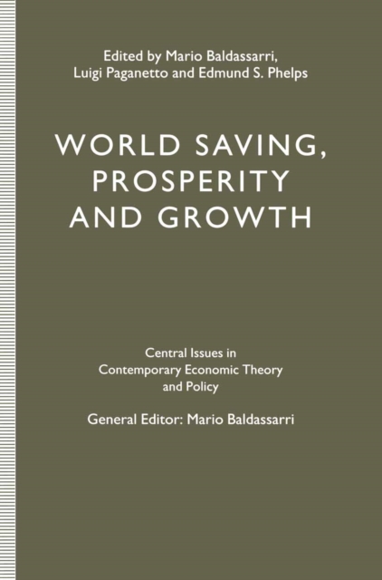 World Saving, Prosperity and Growth, PDF eBook