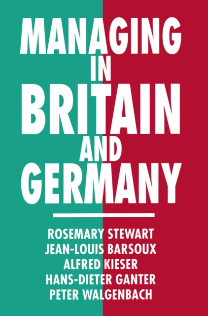 Managing in Britain and Germany, PDF eBook