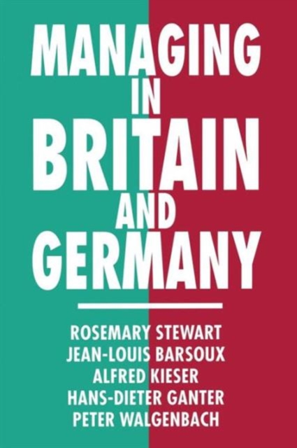Managing in Britain and Germany, Paperback / softback Book