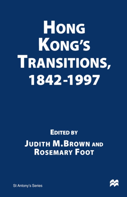 Hong Kong's Transitions, 1842-1997, PDF eBook