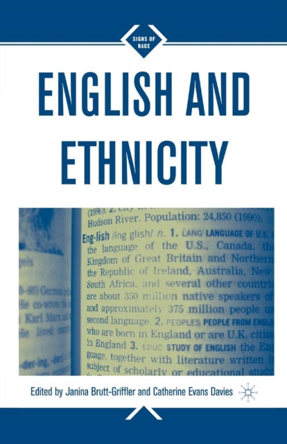 English and Ethnicity, Paperback / softback Book