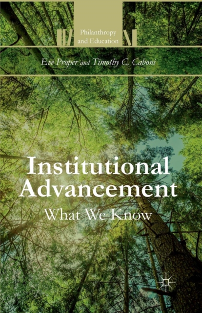 Institutional Advancement : What We Know, Paperback / softback Book
