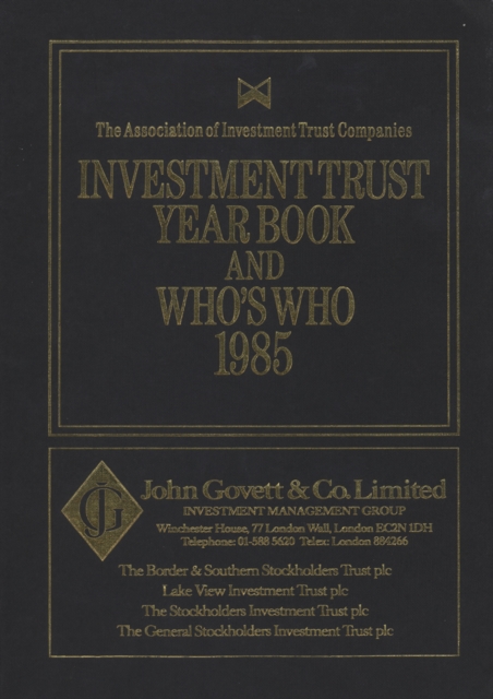 Investment Trust Year Book & Who's Who 1985, PDF eBook