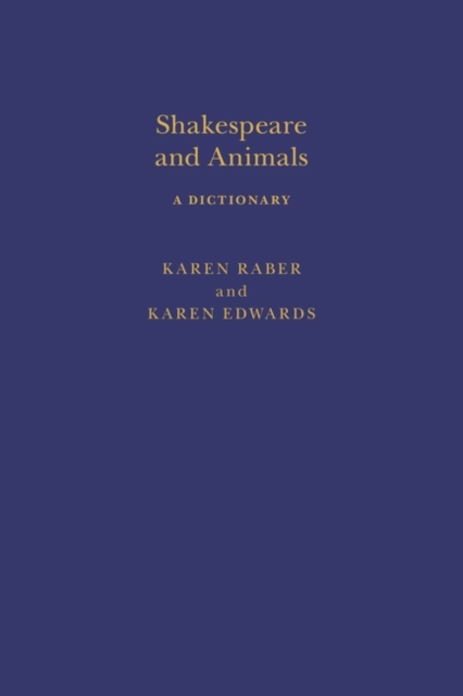 Shakespeare and Animals : A Dictionary, PDF eBook