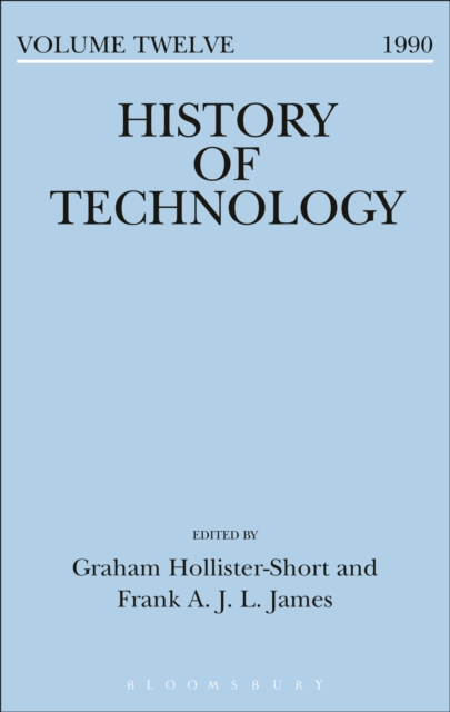 History of Technology Volume 12, PDF eBook