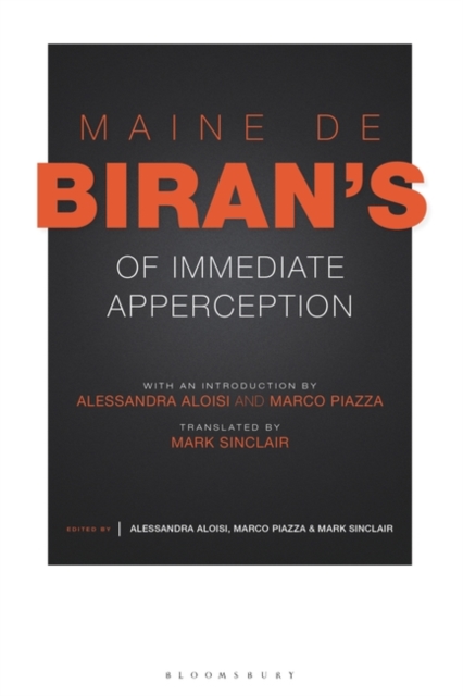 Maine de Biran's 'Of Immediate Apperception', PDF eBook