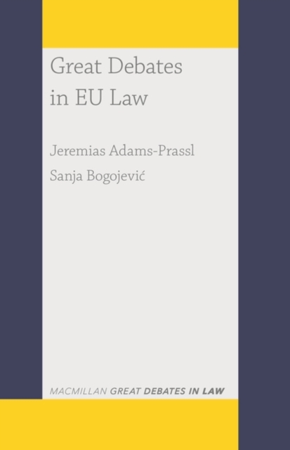 Great Debates in EU Law, EPUB eBook