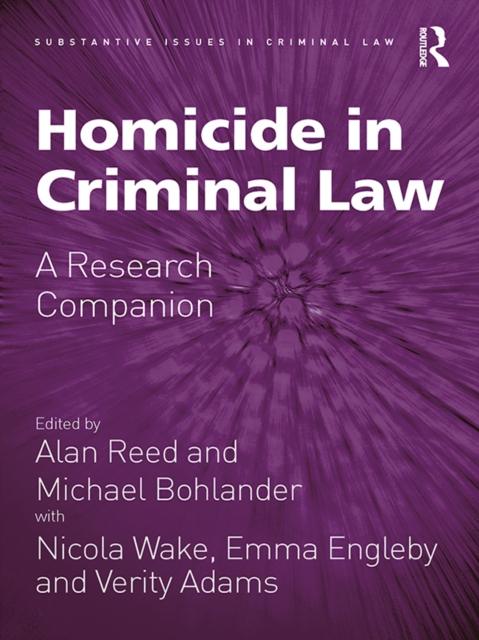 Homicide in Criminal Law : A Research Companion, EPUB eBook