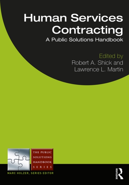 Human Services Contracting : A Public Solutions Handbook, EPUB eBook
