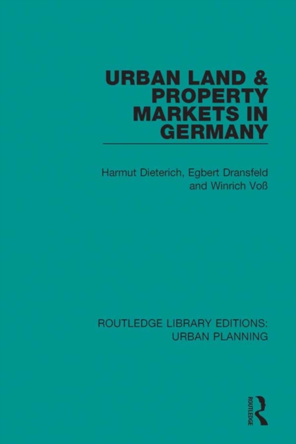 Urban Land and Property Markets in Germany, PDF eBook