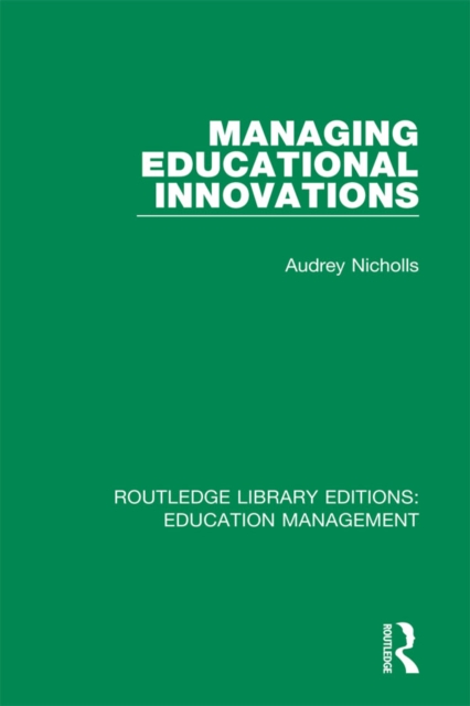 Managing Educational Innovations, EPUB eBook