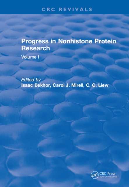 Progress in Nonhistone Protein Research : Volume I, PDF eBook