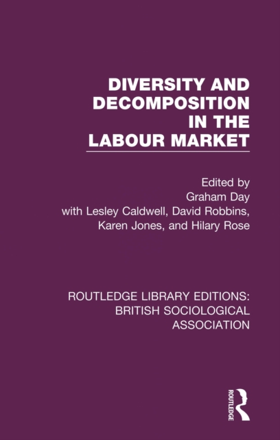 Diversity and Decomposition in the Labour Market, PDF eBook