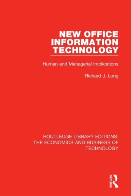 New Office Information Technology : Human and Managerial Implications, PDF eBook