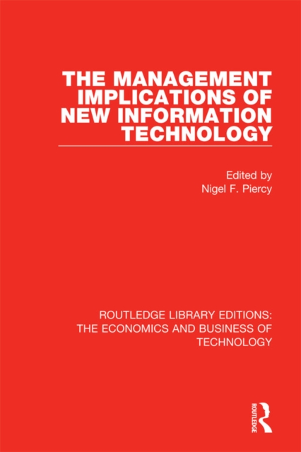 The Management Implications of New Information Technology, EPUB eBook