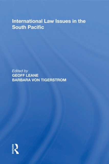International Law Issues in the South Pacific, PDF eBook