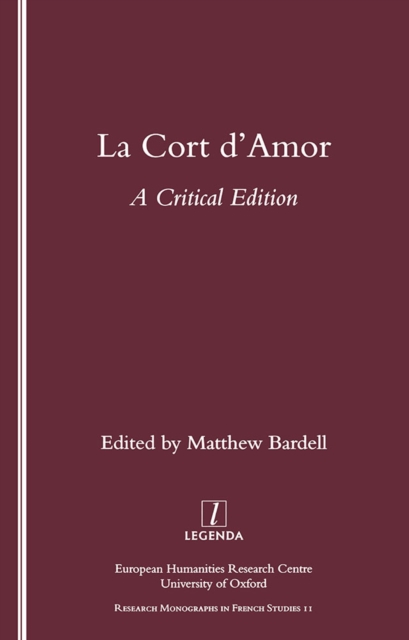 La Cort d'Amor : A Critical Edition, PDF eBook
