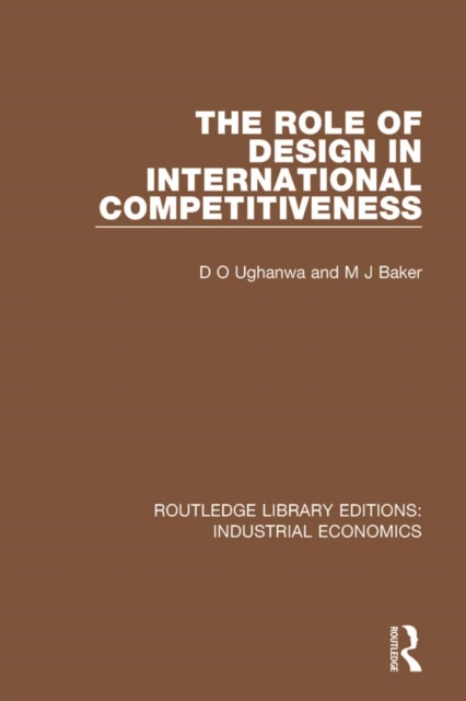 The Role of Design in International Competitiveness, EPUB eBook