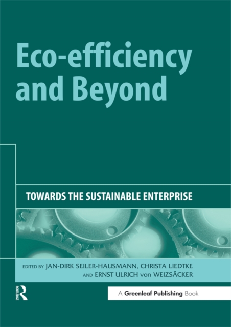 Eco-efficiency and Beyond : Towards the Sustainable Enterprise, EPUB eBook