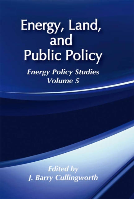 Energy, Land and Public Policy, EPUB eBook