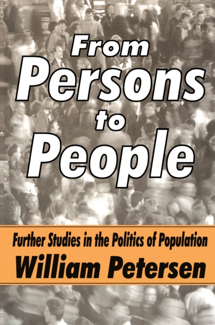 From Persons to People : A Second Primer in Demography, PDF eBook