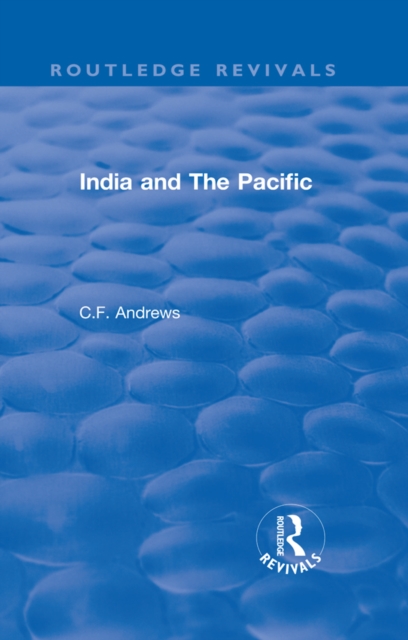 Routledge Revivals: India and The Pacific (1937), PDF eBook