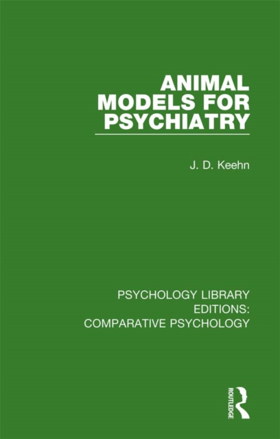Animal Models for Psychiatry, EPUB eBook