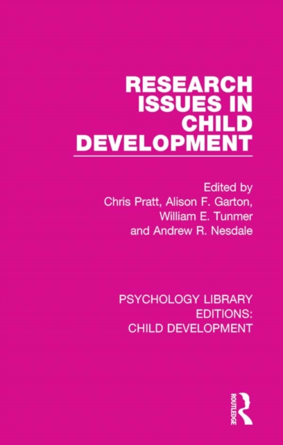 Research Issues in Child Development, EPUB eBook