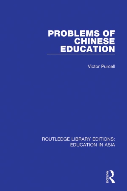Problems of Chinese Education, EPUB eBook