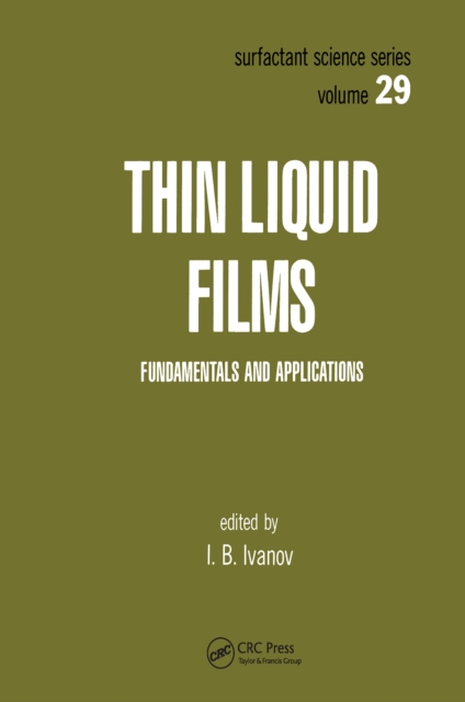 Thin Liquid Films, PDF eBook