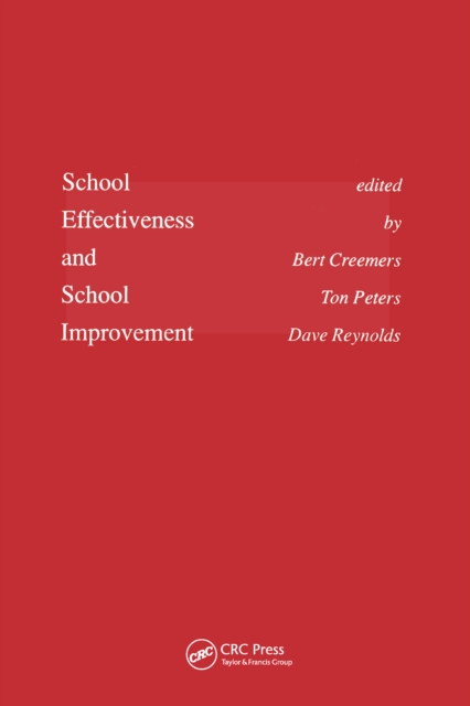 School Effectiveness and School Improvement, PDF eBook