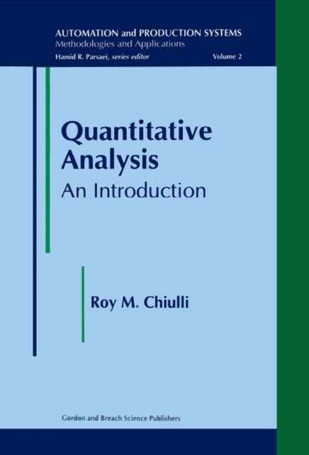 Quantitative Analysis : An Introduction, EPUB eBook