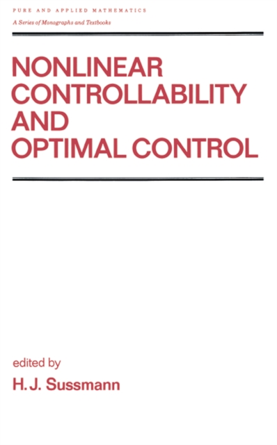 Nonlinear Controllability and Optimal Control, EPUB eBook