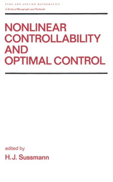 Nonlinear Controllability and Optimal Control, PDF eBook