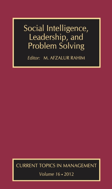 Social Intelligence, Leadership, and Problem Solving, EPUB eBook