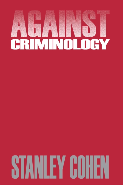 Against Criminology, PDF eBook