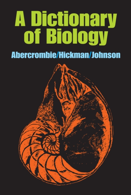 A Dictionary of Biology, PDF eBook