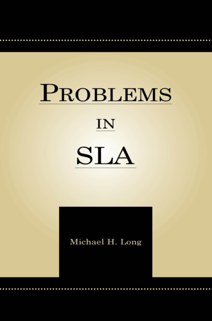 Problems in Second Language Acquisition, PDF eBook