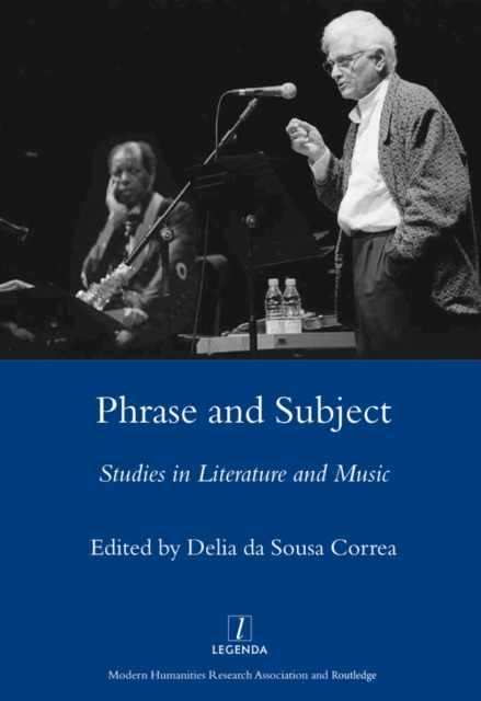 Phrase and Subject : Studies in Music and Literature, EPUB eBook