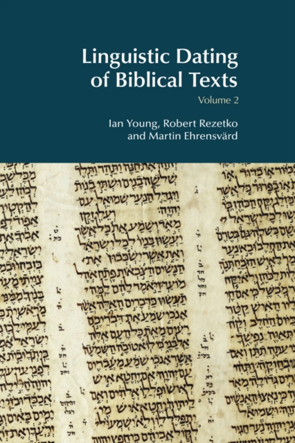 Linguistic Dating of Biblical Texts: Volume 2, EPUB eBook