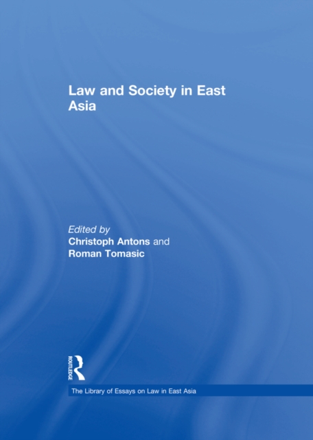 Law and Society in East Asia, EPUB eBook