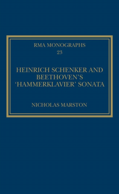 Heinrich Schenker and Beethoven's 'Hammerklavier' Sonata, EPUB eBook