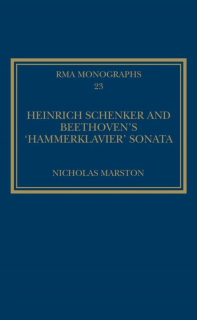 Heinrich Schenker and Beethoven's 'Hammerklavier' Sonata, PDF eBook