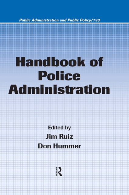 Handbook of Police Administration, EPUB eBook