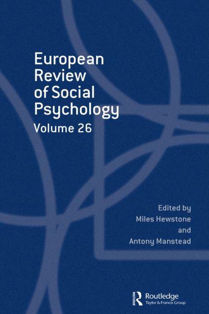 European Review of Social Psychology: Volume 26, EPUB eBook