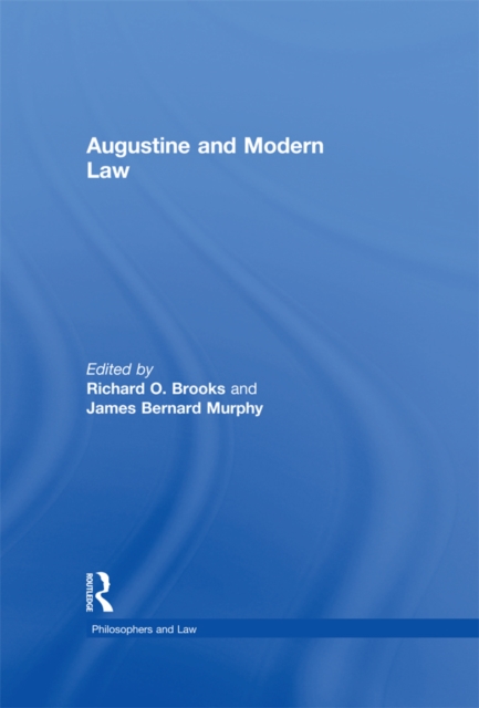 Augustine and Modern Law, PDF eBook