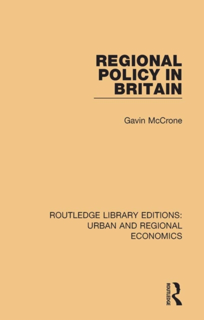 Regional Policy in Britain, EPUB eBook